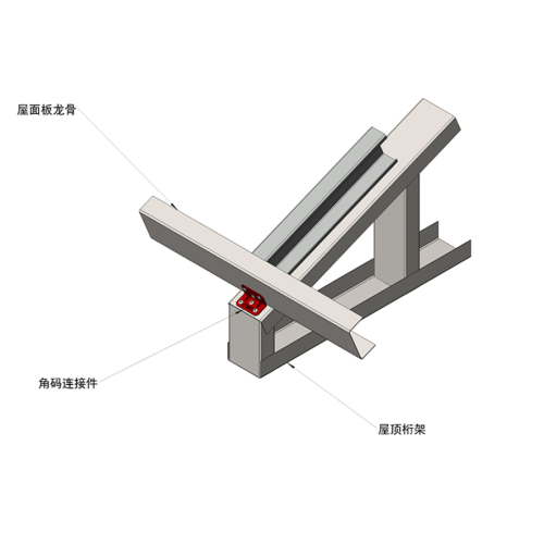 Cold formed steel Cold Formed Steel Building Material Corner connect parts Manufactory